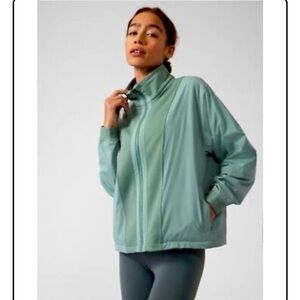 Athleta Evolve Hybrid Fleece Jacket 1X “Minimalistic Grey”